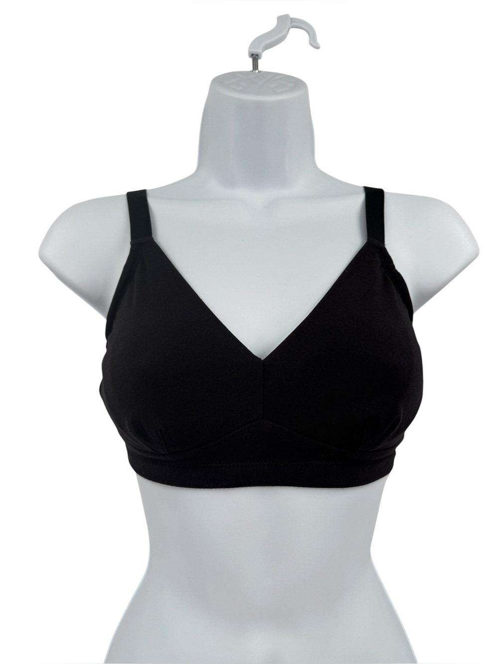 COSABELLA Soft Cotton Curvy Sleep Bralette Sz Petite/28-30 DD-F Black